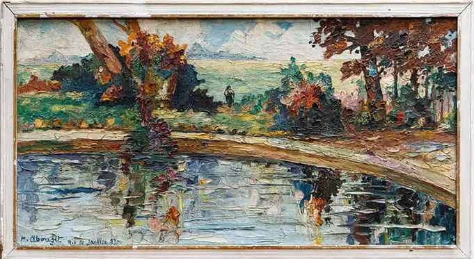 An impressionist painting of Rio de Janeiro after restoration